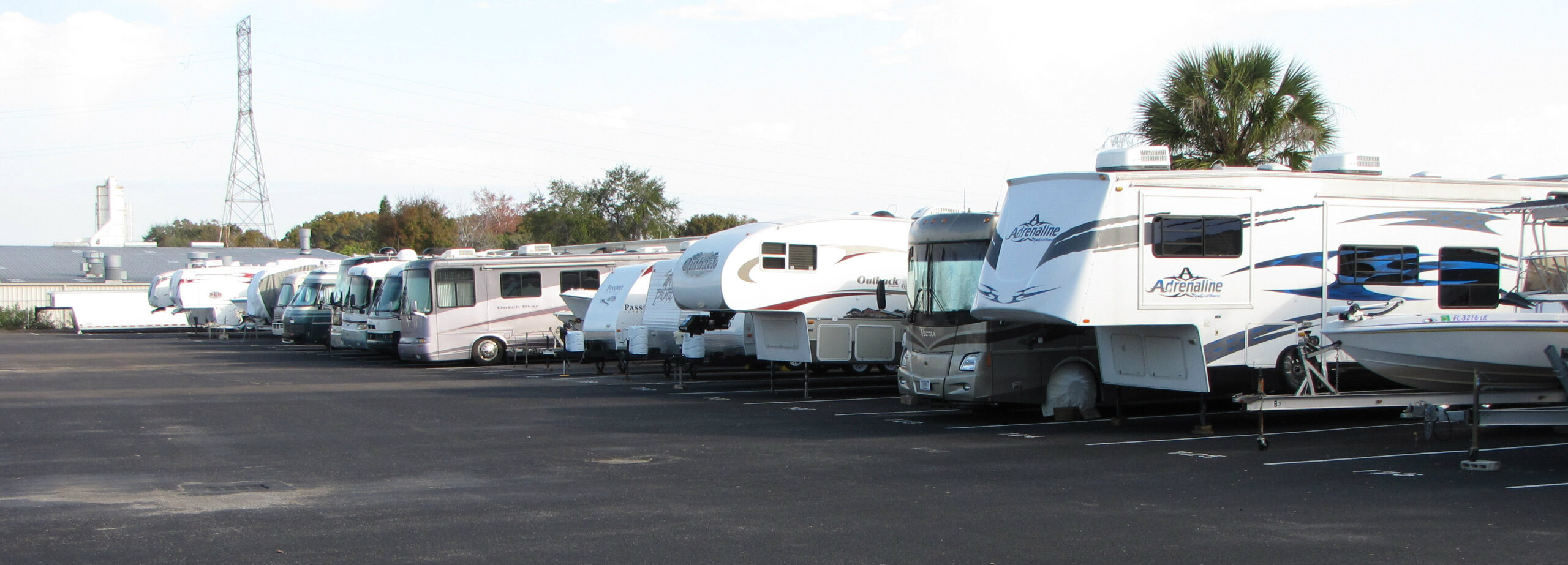 Milt's Mini Storage Bellevue Nebraska with Outdoor parking and climate controlled storage.